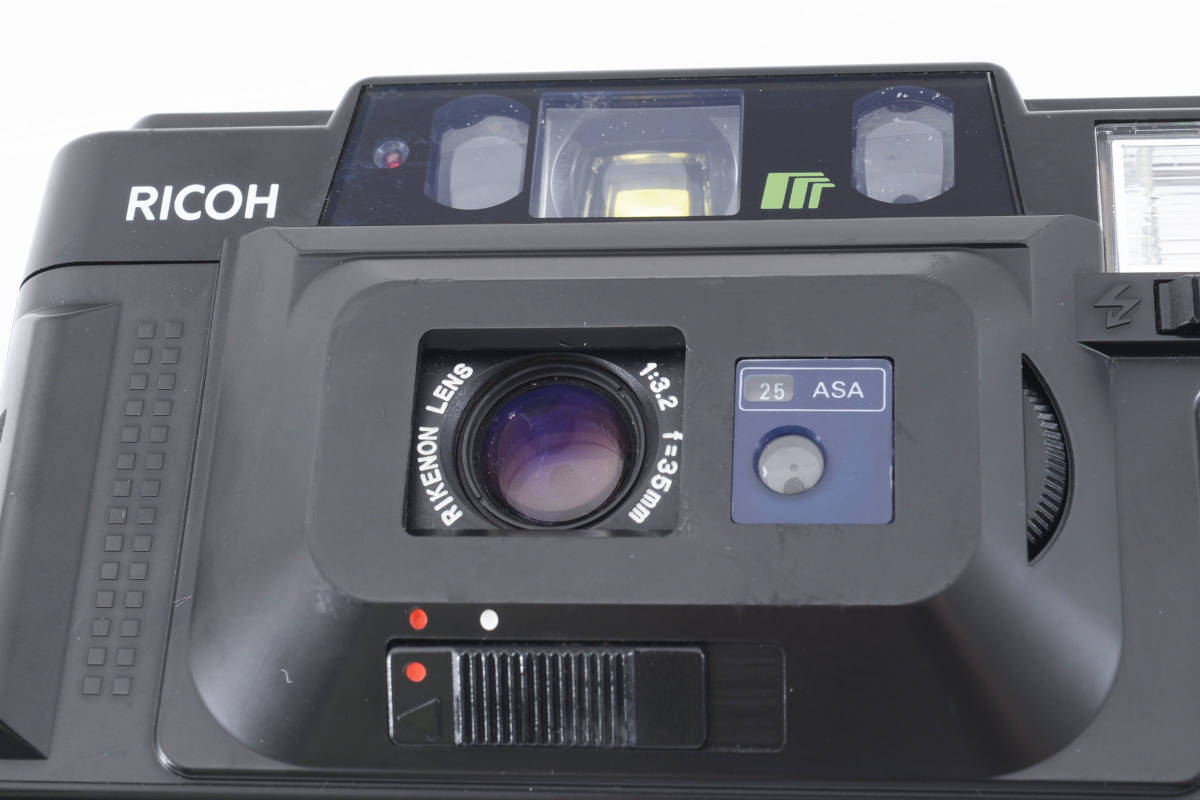 2199 【難あり品(ジャンク）】 RICOH FF-3D AF 35mm Point & Shoot Film Camera リコー コンパクトフィルムカメラ(自動巻き上げ） 0822の画像9