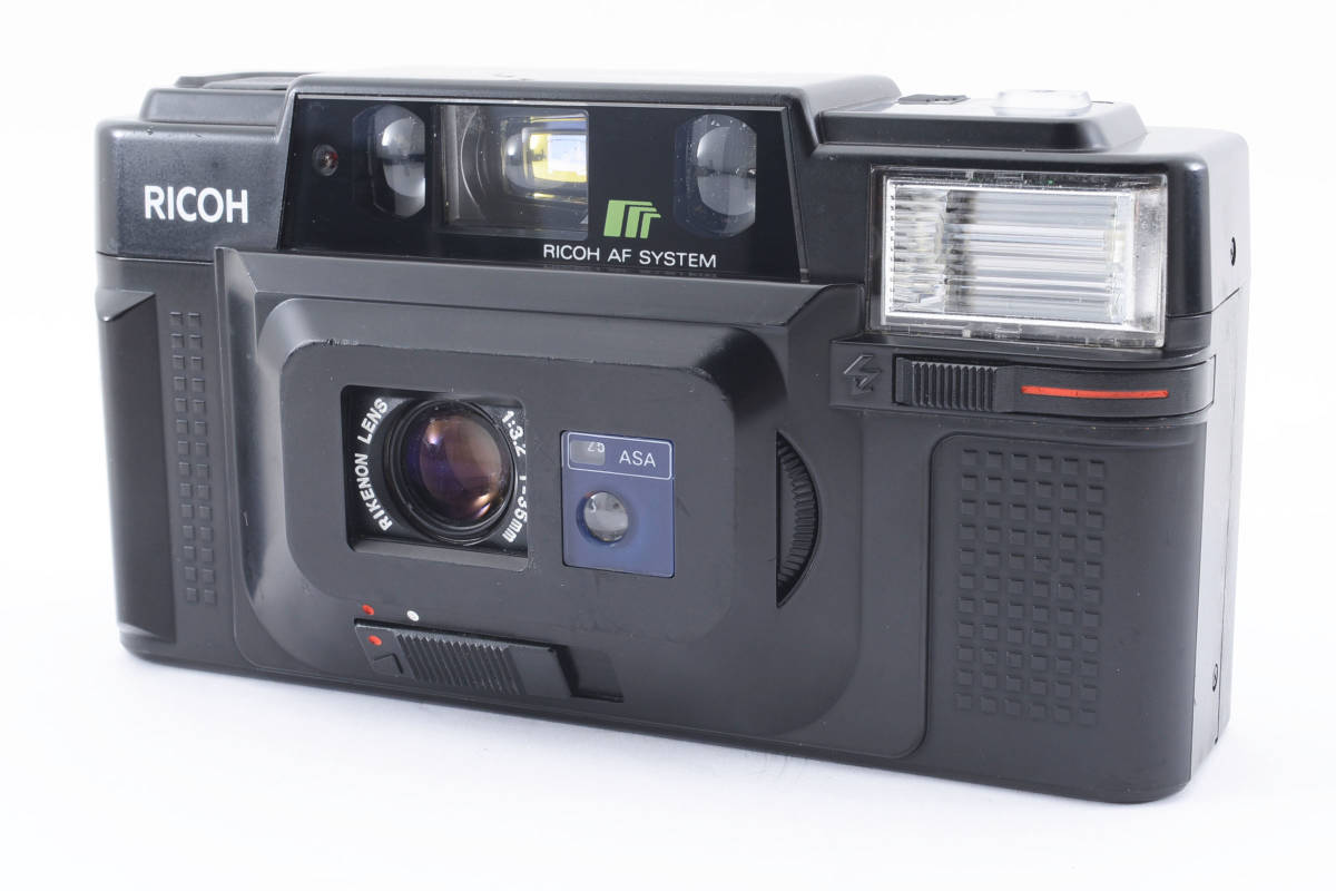 2199 【難あり品(ジャンク）】 RICOH FF-3D AF 35mm Point & Shoot Film Camera リコー コンパクトフィルムカメラ(自動巻き上げ） 0822の画像2