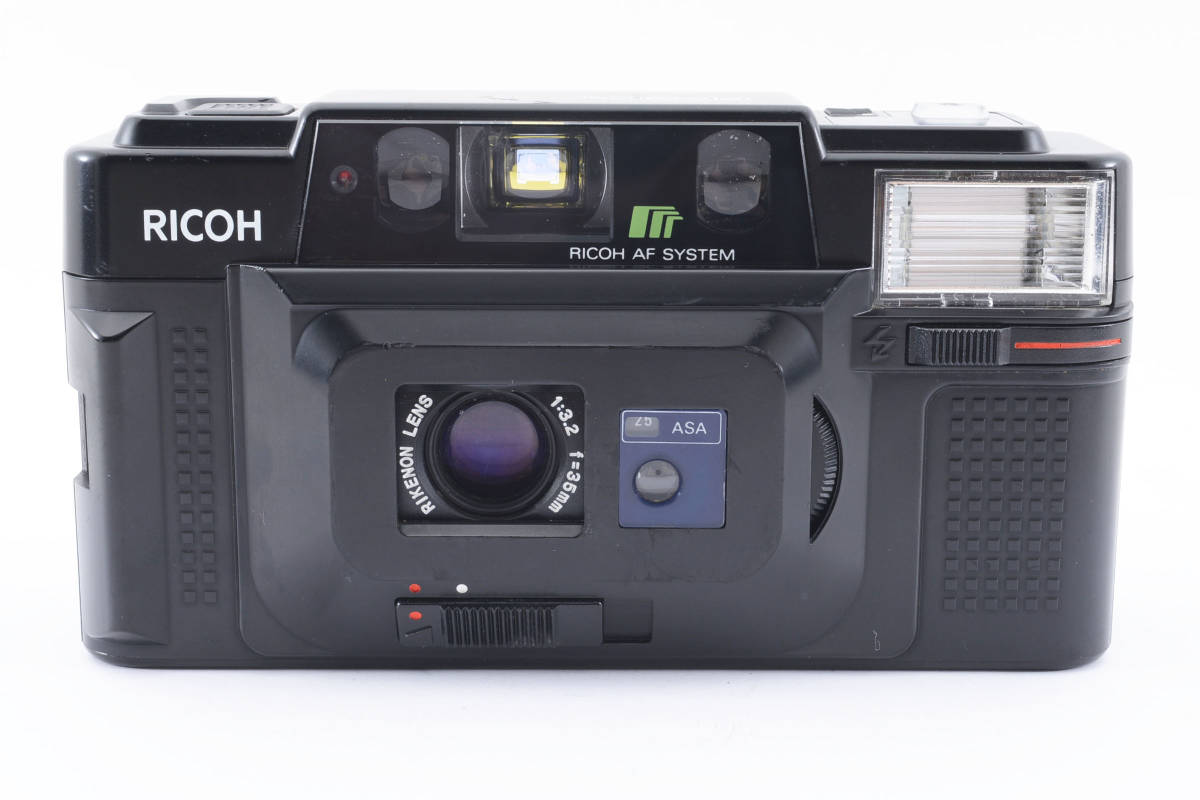 2199 【難あり品(ジャンク）】 RICOH FF-3D AF 35mm Point & Shoot Film Camera リコー コンパクトフィルムカメラ(自動巻き上げ） 0822の画像3