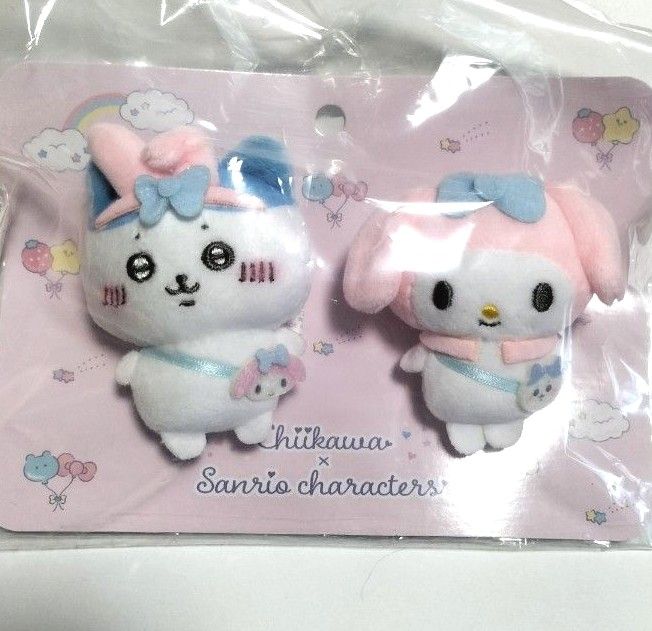 ちいかわ×サンリオキャラクターズ ハチワレ マイメロ ぬいぐるみ ちいかわ×サンリオキャラクターズ ハチワレ マイメロ ぬいぐるみ
