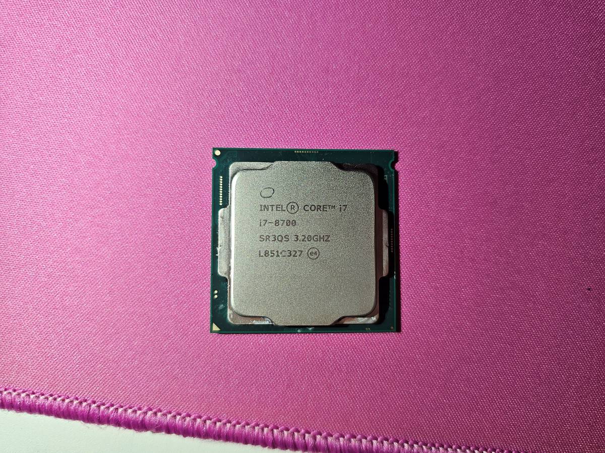 【本日特価】 動作保証 Intel Core i7-8700 3.20GHz CPU Core i7