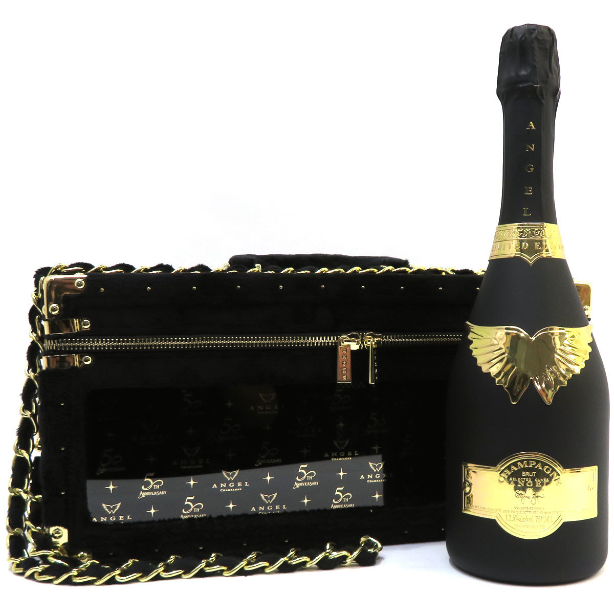 ANGEL CHAMPAGNE NV Brut BLACK 5th Anniversary/エンジェルブリュット