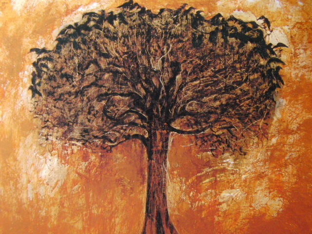 三岸 節子、ブルゴーニュの一本の木、厳選、希少画集・額装画、人気