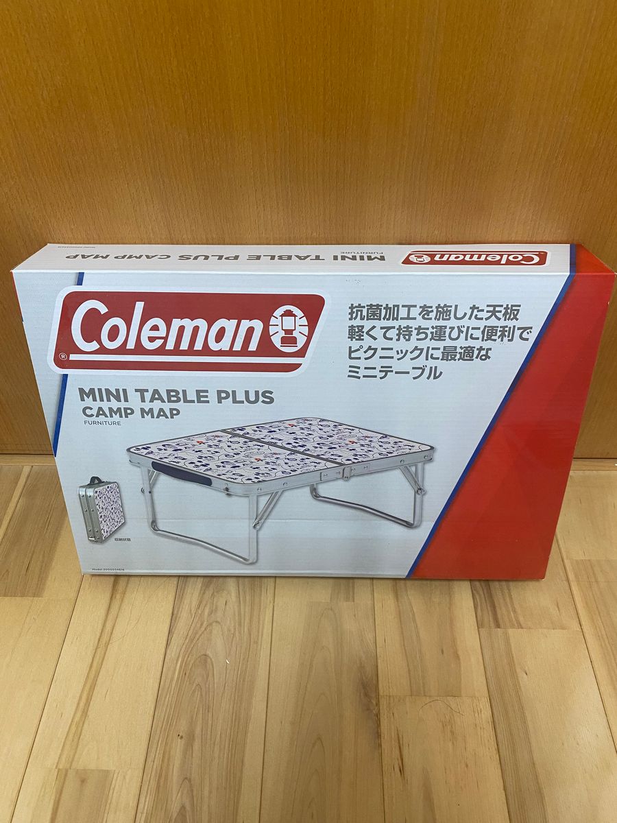 Coleman ミニテーブル　キャンプマップ柄