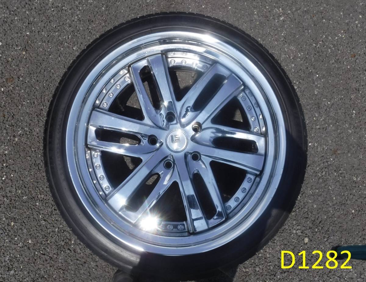 (D1282)AWタイヤ★ランドクルーザー■WORK LS ブライトリングSUV／DELINTE DESERT STORM D8【295/35R24】☆売り切り☆彡_画像2