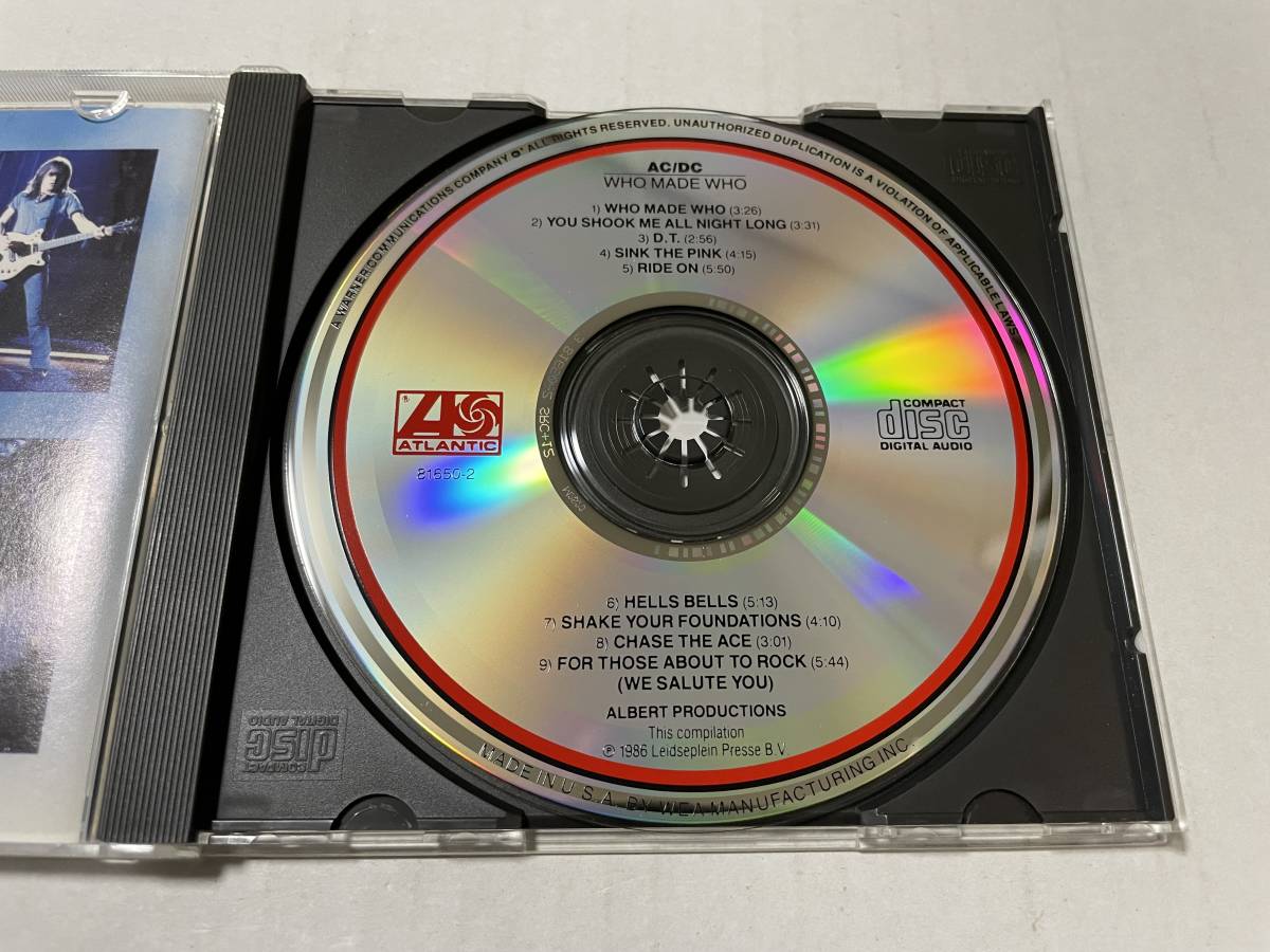  зарубежная запись Who Made Who? CD AC/DC Hsi-08. б/у 