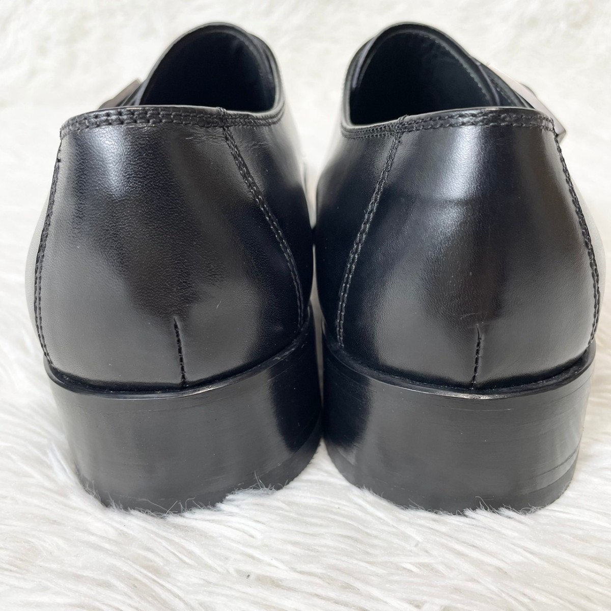 新品 バリー ローファー ビジネスシューズ レザー ブラック EU6 25cm