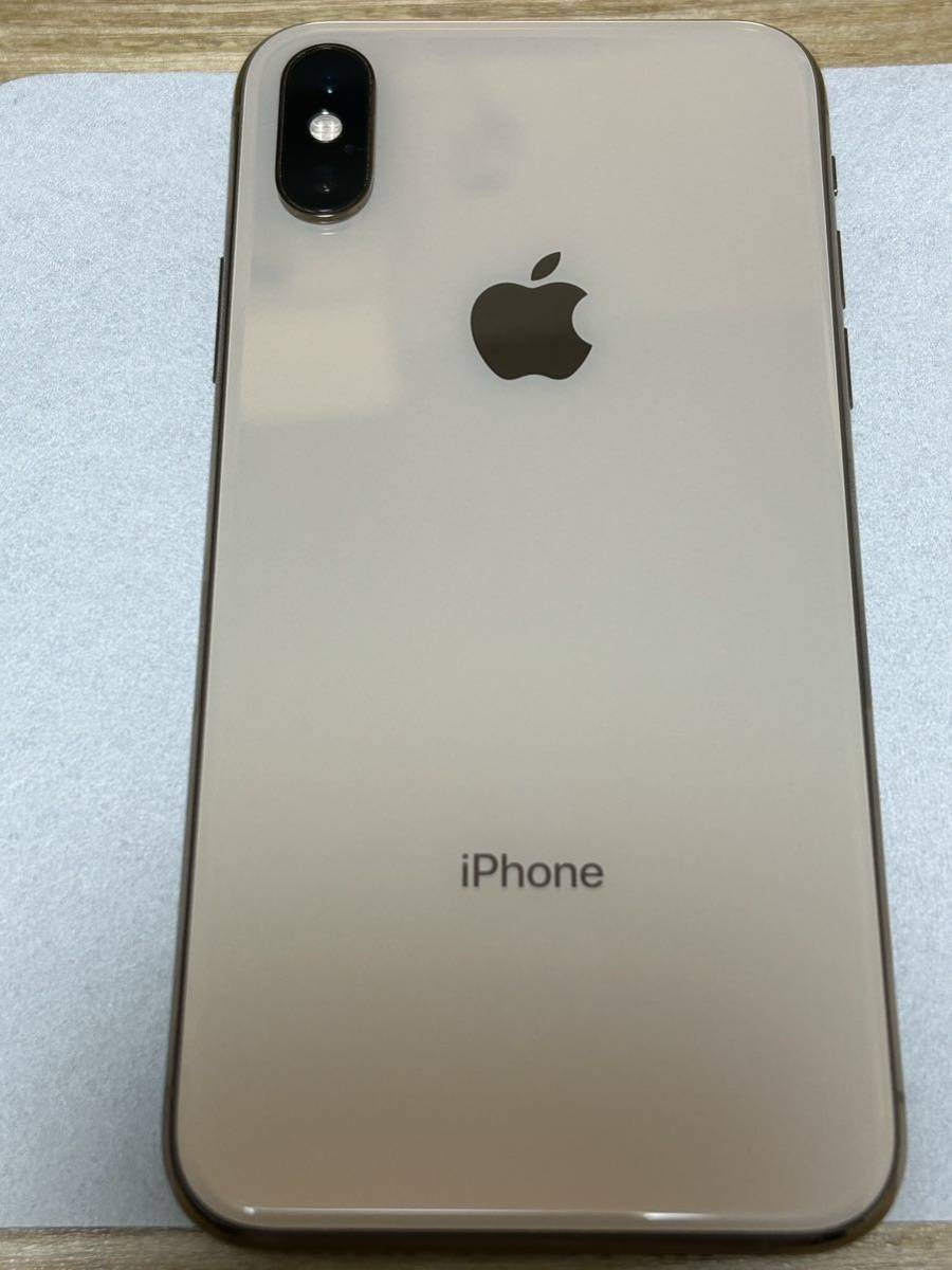 日本未発売】 美品 iPhone Xs Gold 64 GB docomo、ガラスフィルム貼り