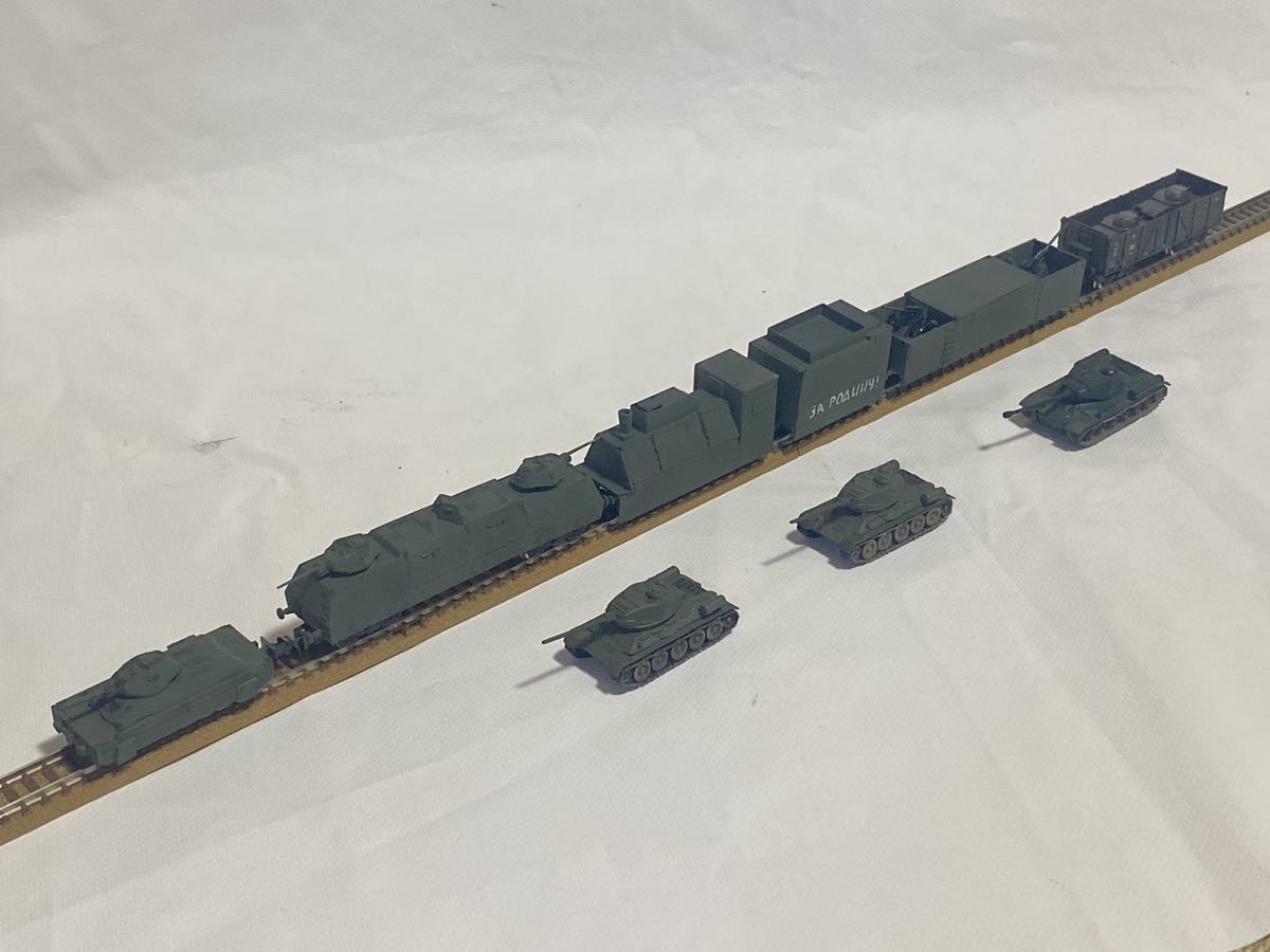 当季大流行 Nゲージ 1/144 ワールドタンクミュージアム ドイツ軍 BP42 第二次世界大戦 鉄道模型 MININ」動力付き 「KOZMA 装甲列車 ソ連 外国車輌