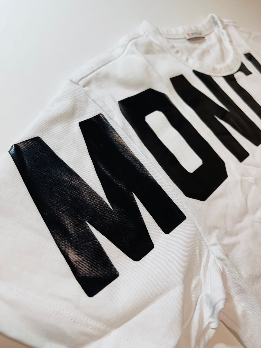 MONCLER モンクレール ビッグロゴ プリント Tシャツ　Sサイズ