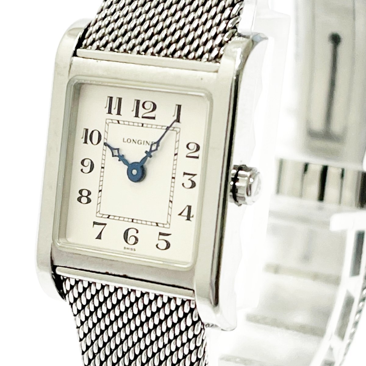 ロンジン LONGINES レディース腕時計 シルバー 1円スタート】LONGINES ロンジン L5.173.4 スクエア SS シルバー
