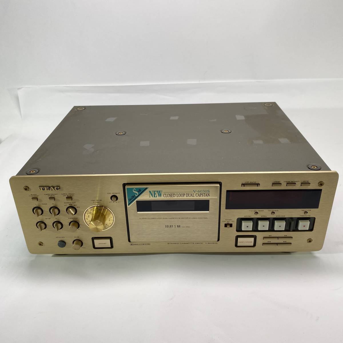 第一ネット 2T720723145 1円~ ティアック 現状品 通電確認 音響機器 オーディオ V-6030S カセットデッキ TEAC 一般 第一ネット 2T720723145 1円~ ティアック 現状品 通電確認 音響機器 オーディオ V-6030S カセットデッキ TEAC 一般
