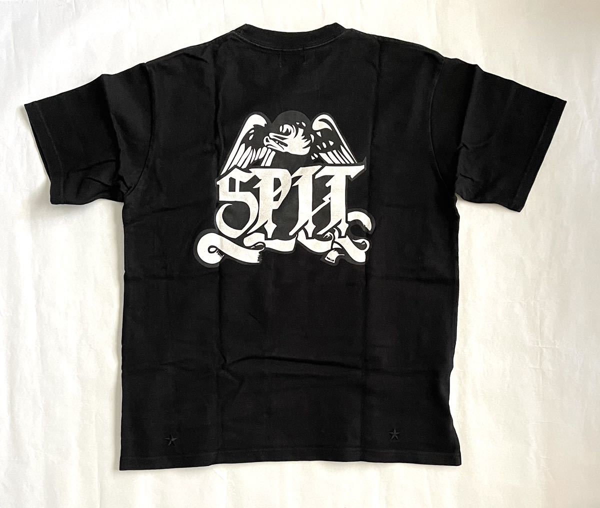 SPIT x M&M CUSTOM PERFORMANCE Tシャツ サイズM イーグル 黒 BLACK ブラック NUTS ART WORKS 肉厚ボディ 完売品
