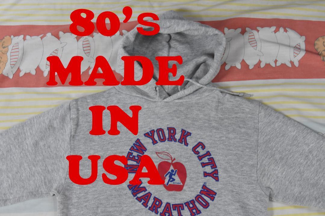 80’ｓ NYマラソン パーカ 12975c USA製 ビンテージ 90 00_画像1