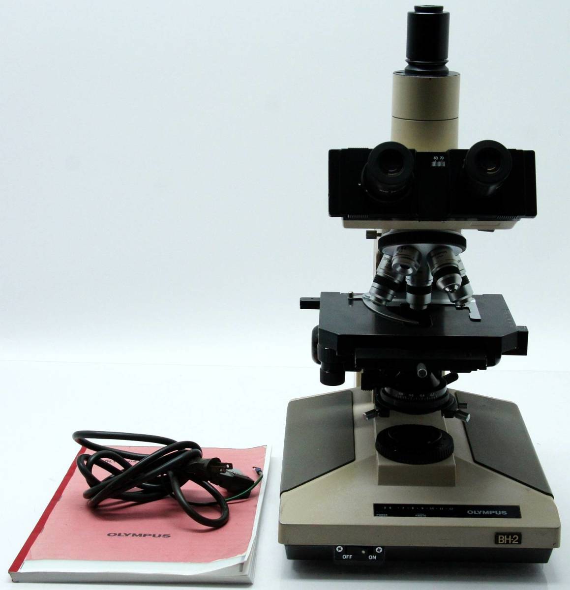 ○オリンパス 顕微鏡・対物レンズ５本・撮影用Ｃ