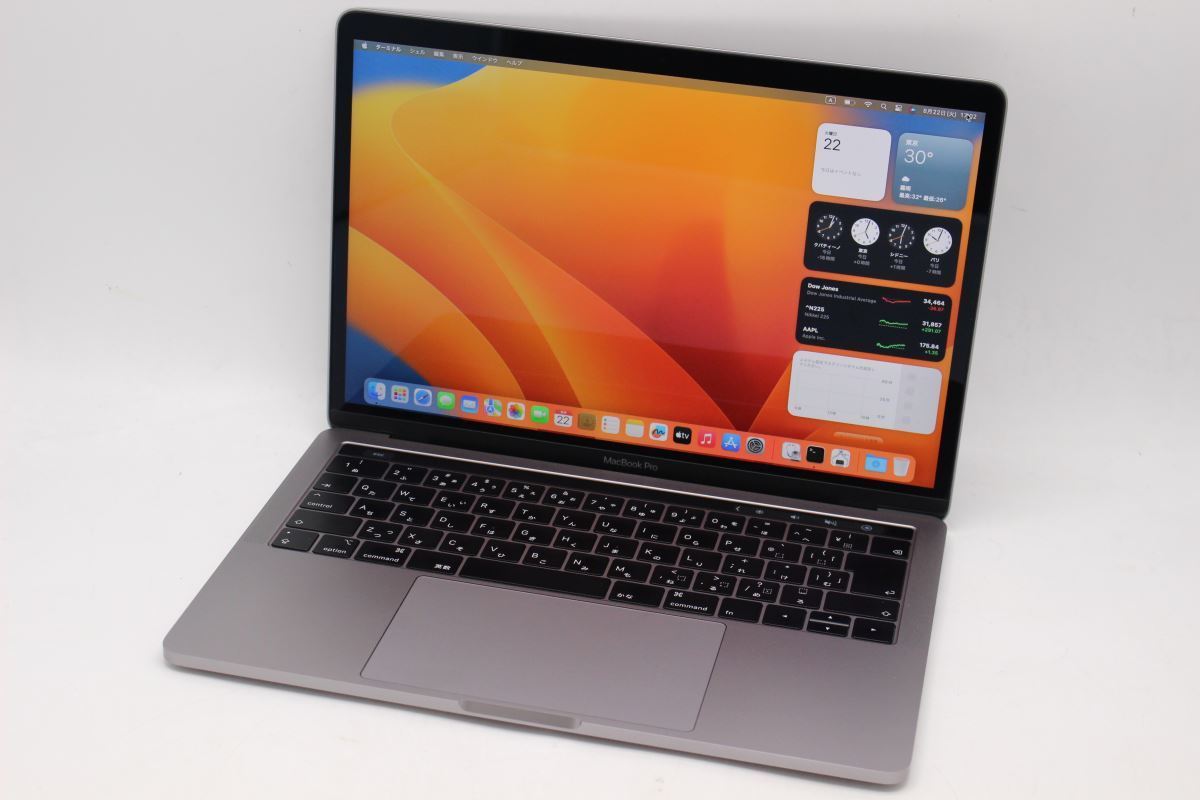 ランキング2022 TouchBar 2018 Pro MacBook Apple 13.3型 2K対応 良品