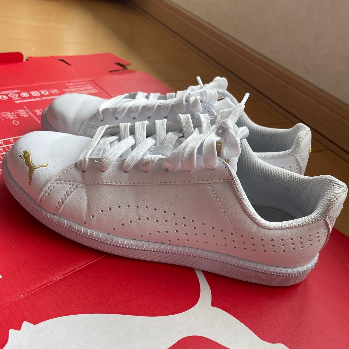プーマ PUMA/スニーカー/ゴールド刺繍/23 5㎝|Yahoo!フリマ(旧 プーマ PUMA/スニーカー/ゴールド刺繍/23 5㎝|Yahoo!フリマ(旧