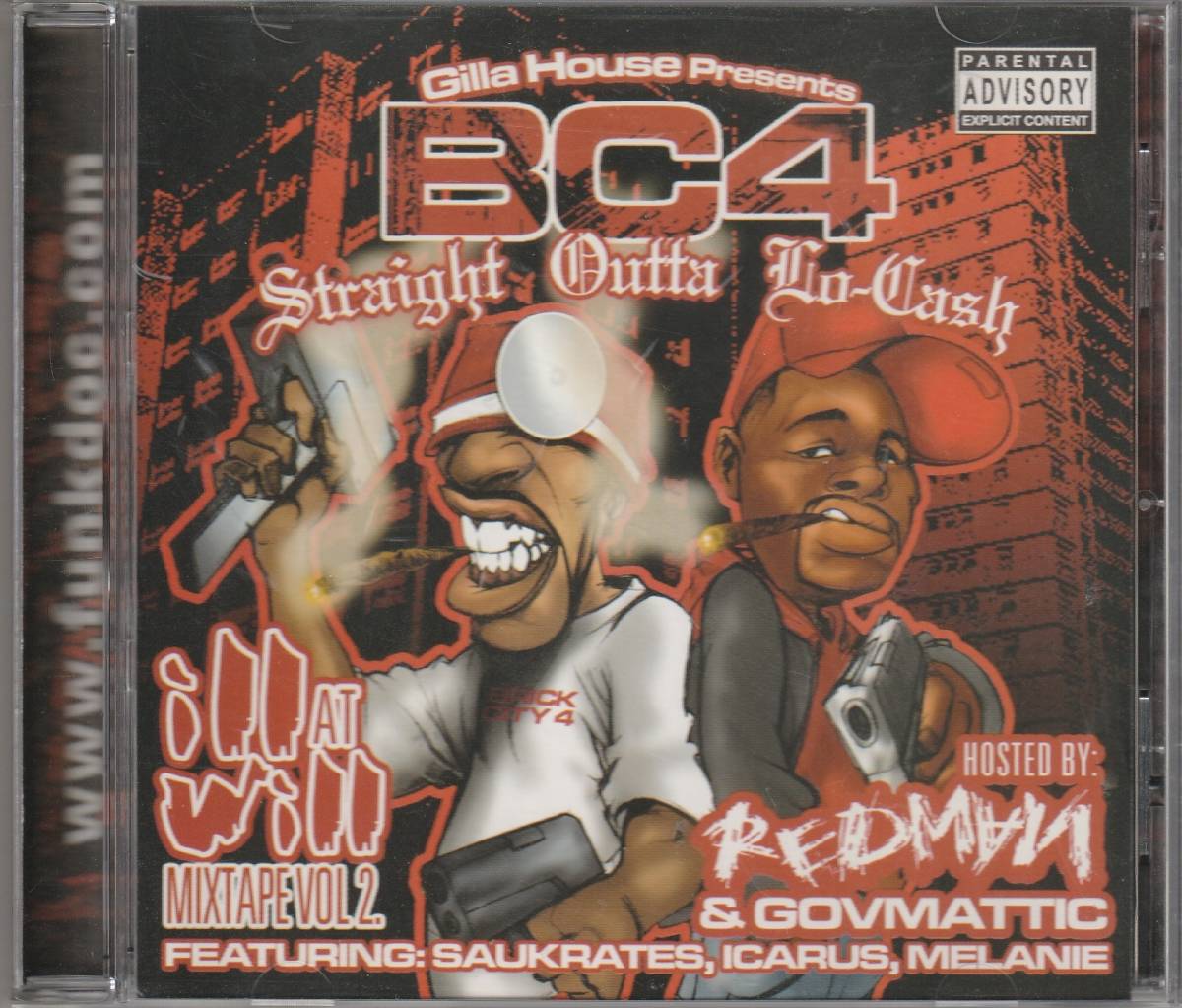 中古CD■HIPHOP■REDMAN／Ill At Will Mixtape Vol.2／2005年■Saukrates, Gov Mattic, Jay-Z, Eminem, Dr. Dre, Snoop, Fat Joe, Big Pun_画像1