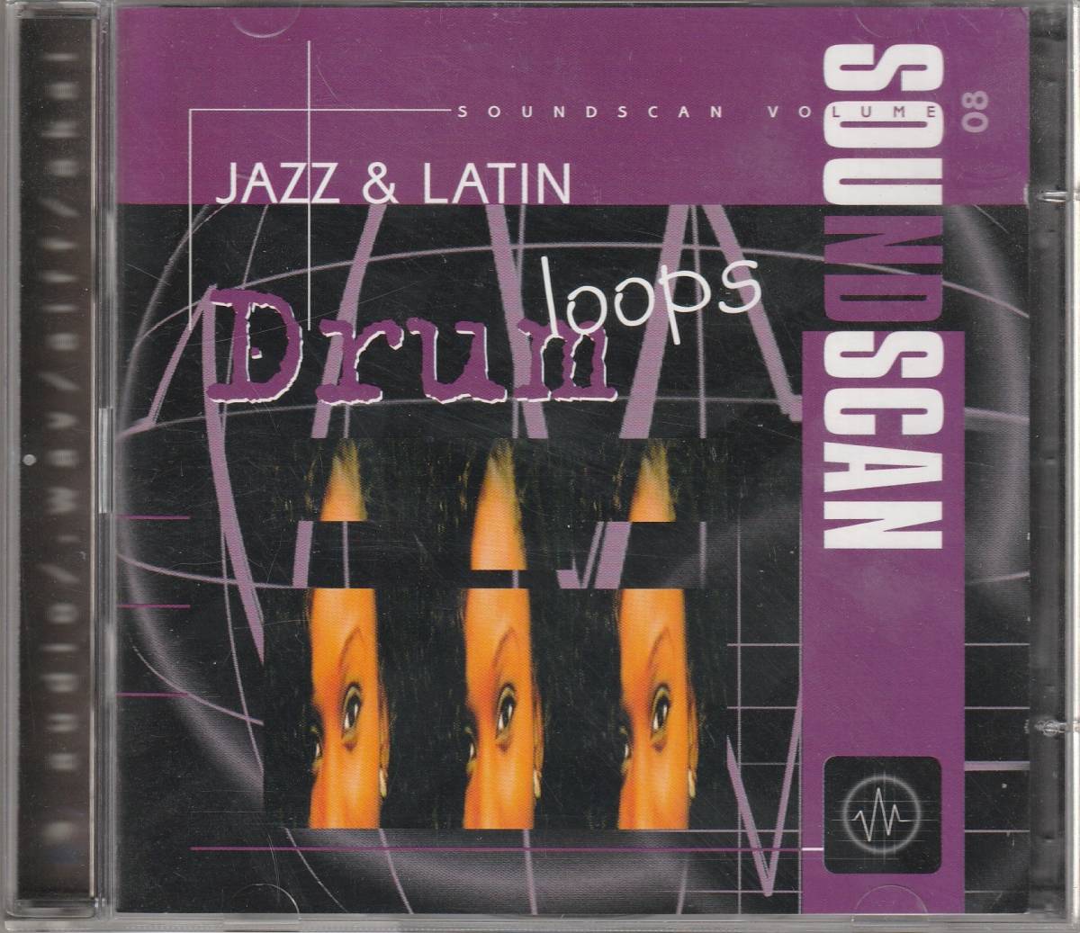 中古CD■SAMPLING■SOUND SCAN08 / JAZZ & LATIN DRUM LOOPS / 2枚組■サンプリング, ジャズ, ラテン, ドラム, ボサノバ, サンバ, サルサ_画像1