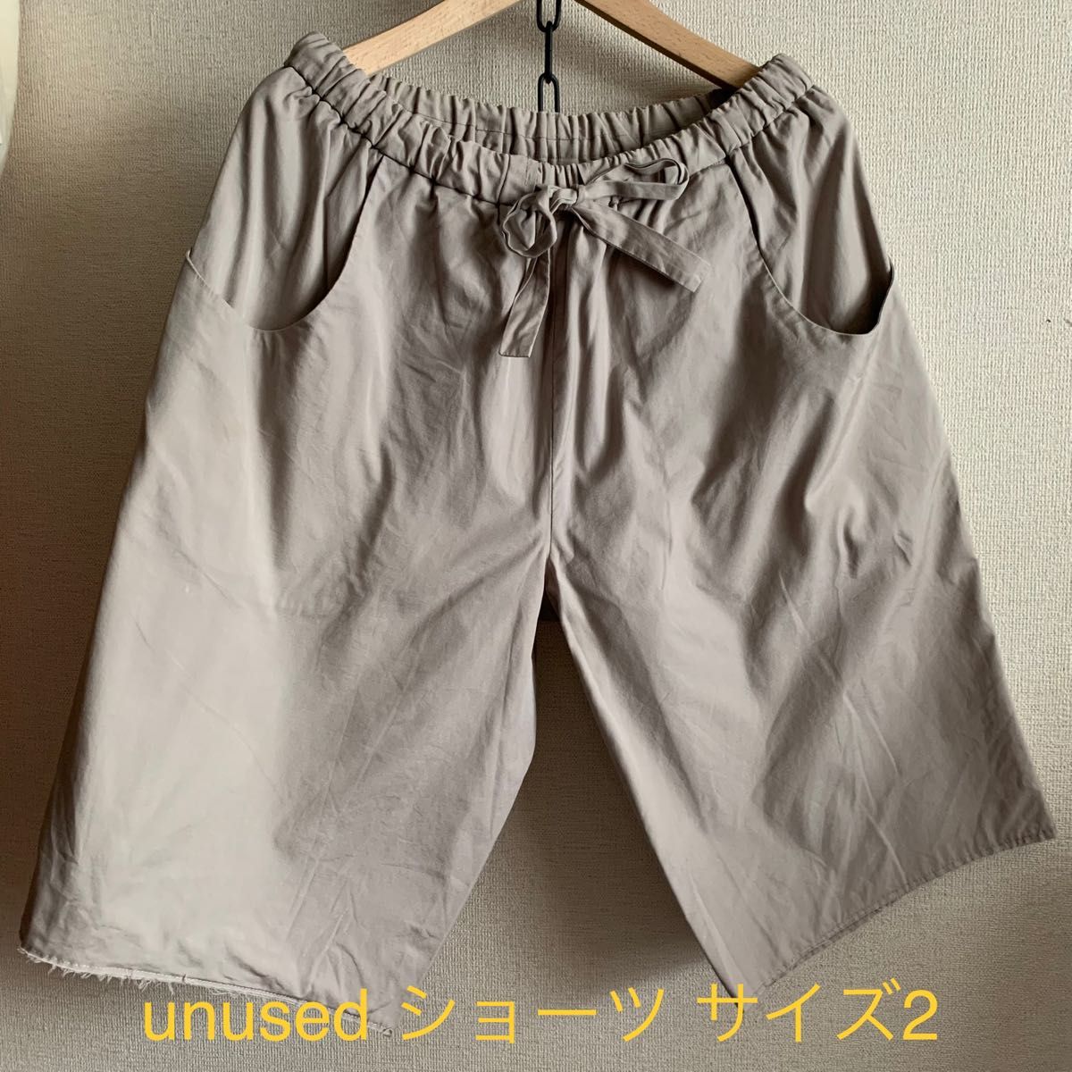 アンユーズド　unused ショーツ　ハーフパンツ　サテン　古着　メンズ　レディース