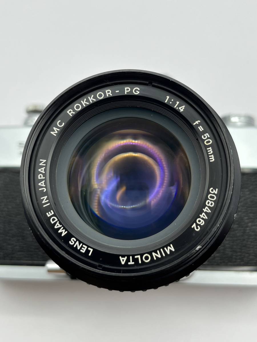 最初の +MC SUPER SRT MINOLTA ROKKOR F1.4#355 50mm PG ミノルタ