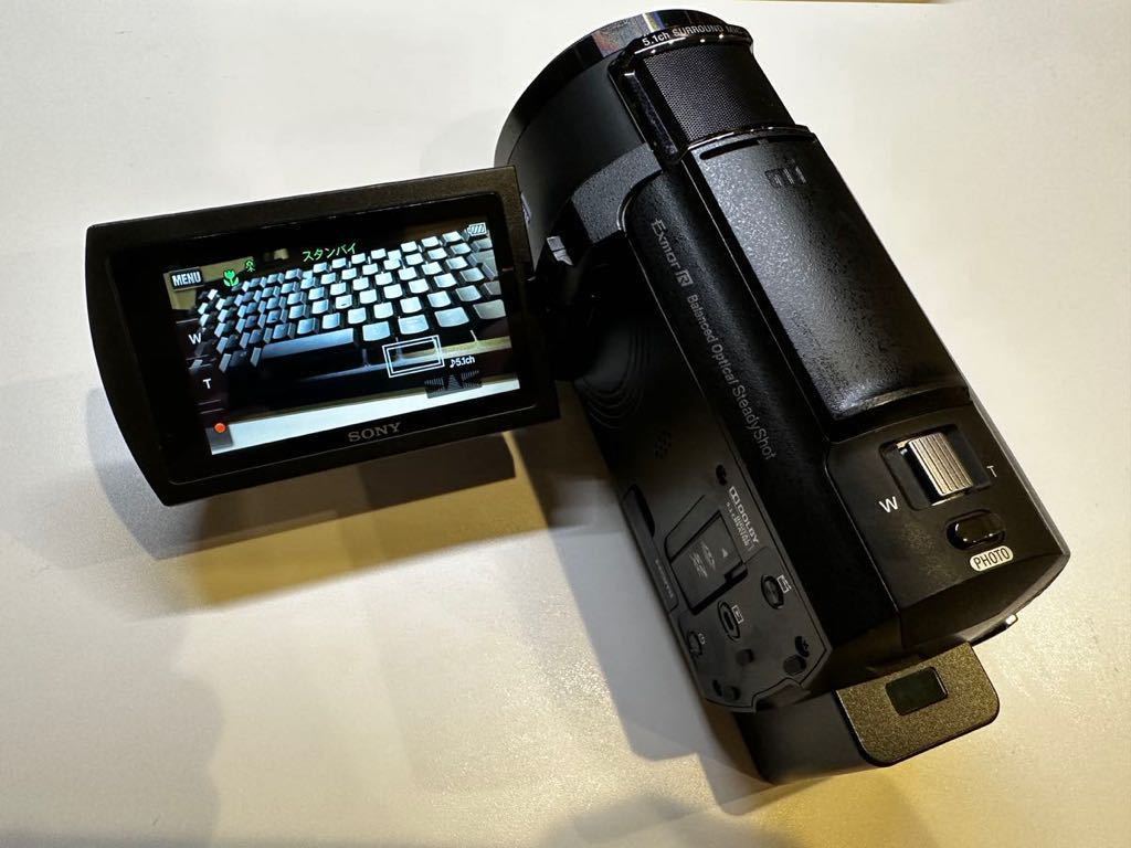 1円スタート】SONY FDR-AX45 ソニー ビデオカメラ ハンディカム 大容量