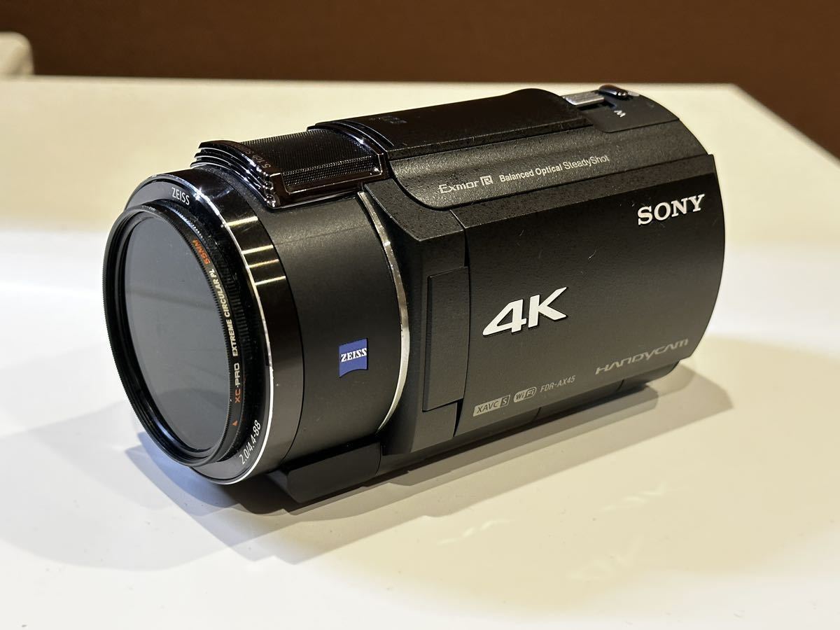 1円スタート】SONY FDR-AX45 ソニー ビデオカメラ ハンディカム 大容量