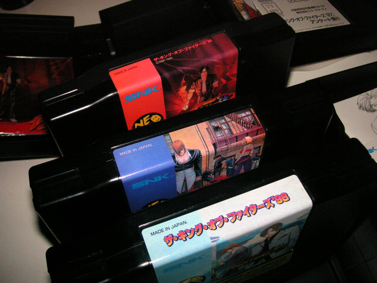 NEOGEO THE KING OF FIGHTERS \'97 ROM cassette The King ob Fighter z Neo geo  rom start-up has confirmed : Real Yahoo auction salling