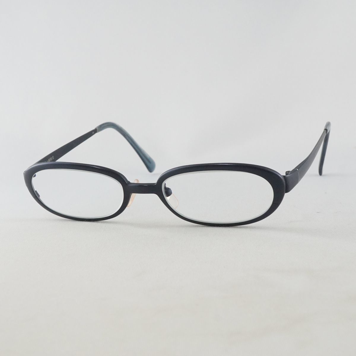 眼鏡 白山眼鏡店 USED品 チタニウム ネイビー KR X4957