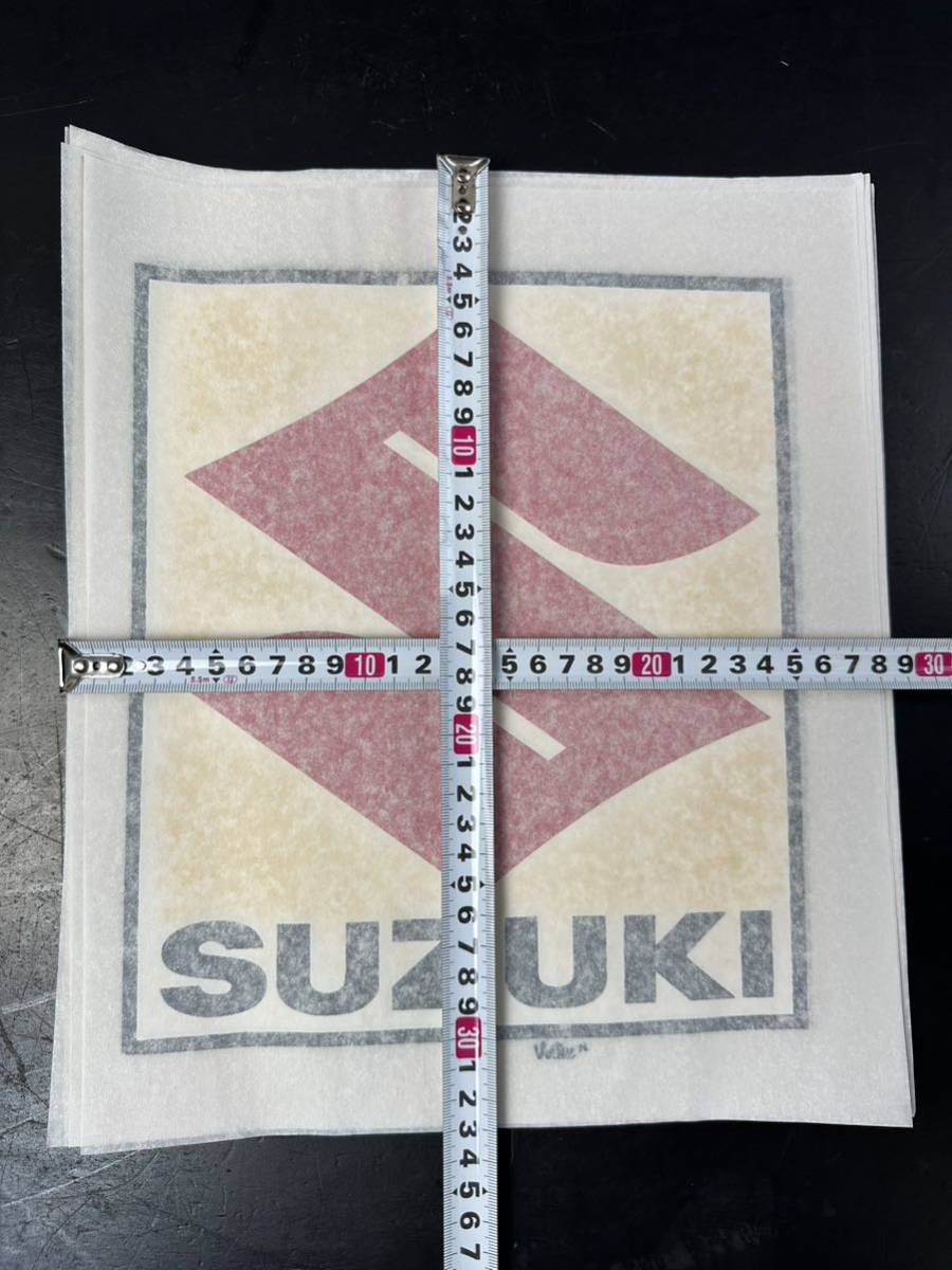 [ZR603] retro Suzuki транскрипция стикер наклейка разрезные наклейки SUZUKI 10 листов 