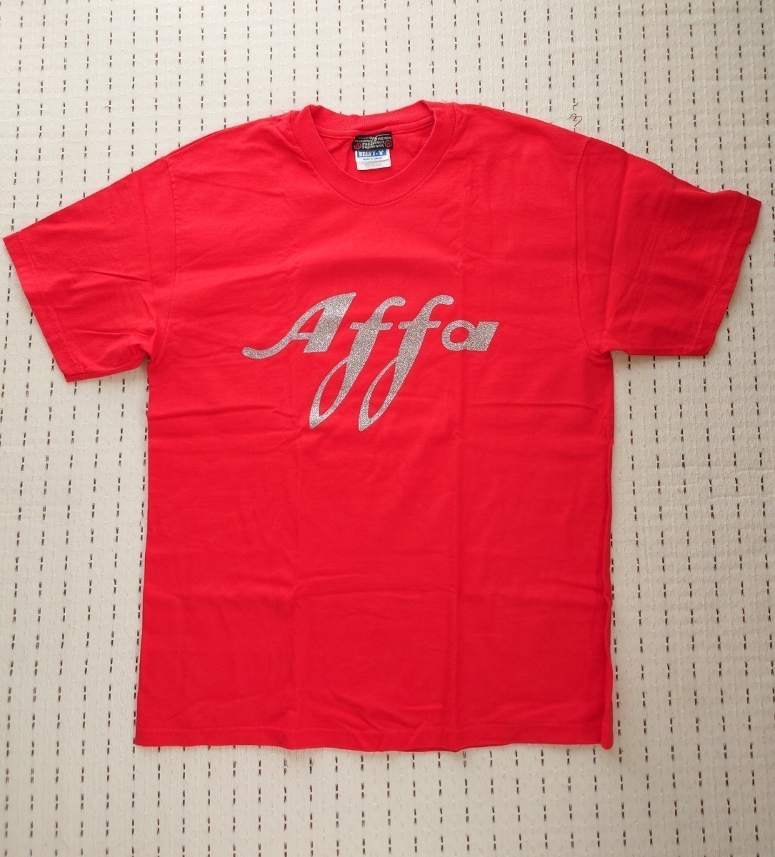 激レア　AFFA ラメTシャツ　レッド　size L_画像1