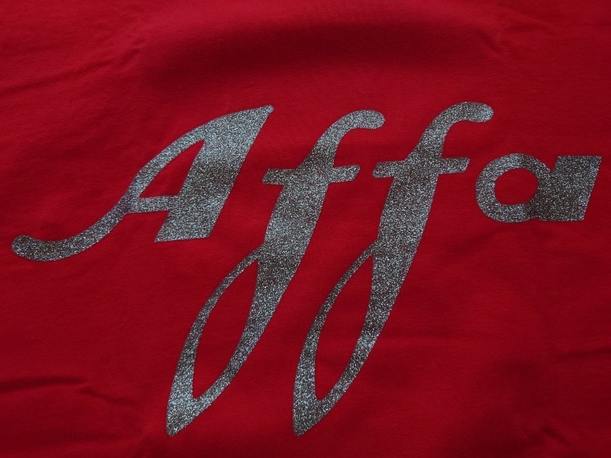 激レア　AFFA ラメTシャツ　レッド　size L_画像2