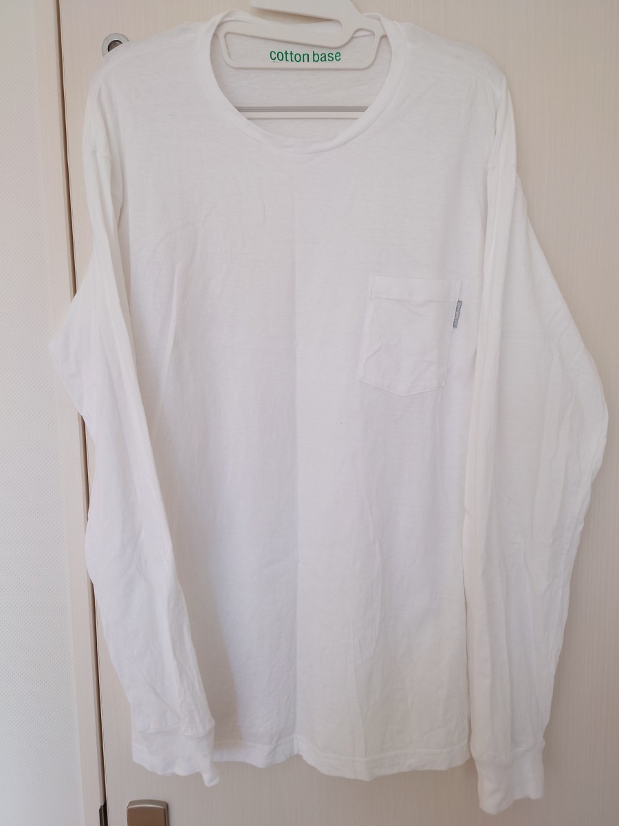  редкий [GOOD ENOUGH]×[more about less] 90s сотрудничество футболка Fujiwara hirosi обратная сторона .Size XL нижний одежда рубашка белый 