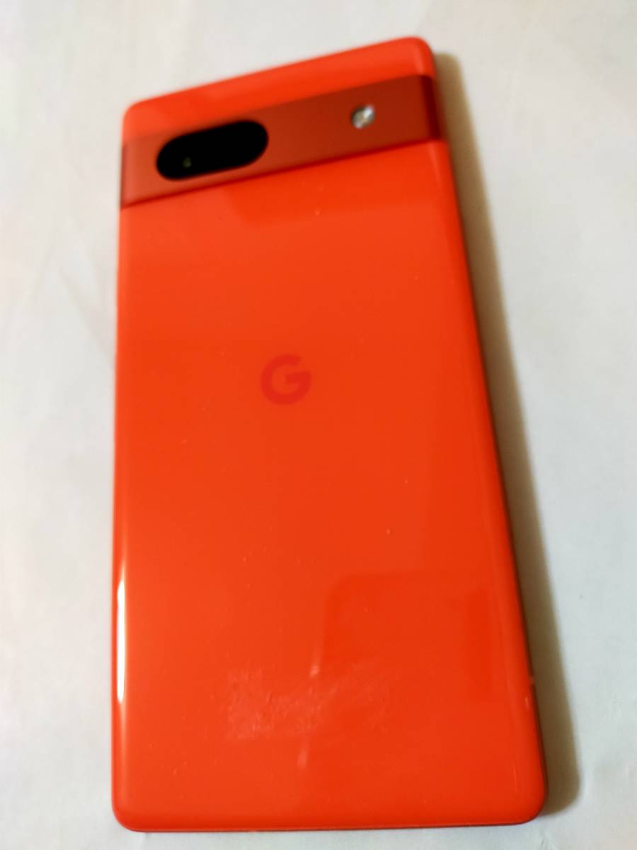 美品 Google Pixel 7a 128GB coral SIMフリー 128gb ドコモ au