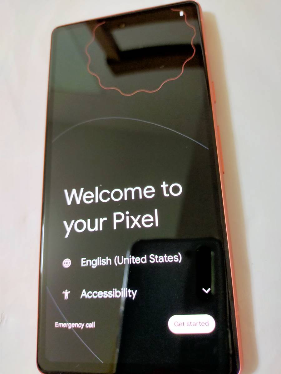 美品 Google Pixel 7a 128GB coral SIMフリー 128gb ドコモ au