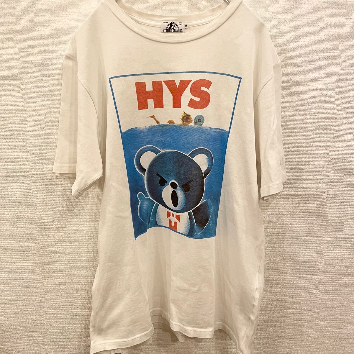 HYSTERIC GLAMOUR ベア 熊 Tシャツ ヒステリックグラマー 半袖Tシャツ