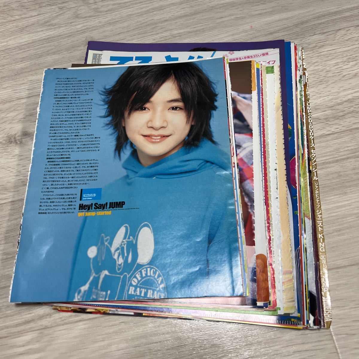 知念侑李 5 切り抜き 70p ピンナップ3枚 Hey!Say!JUMP ジャニーズ 雑誌 myojo ポポロ POTATO duet wink up_画像2