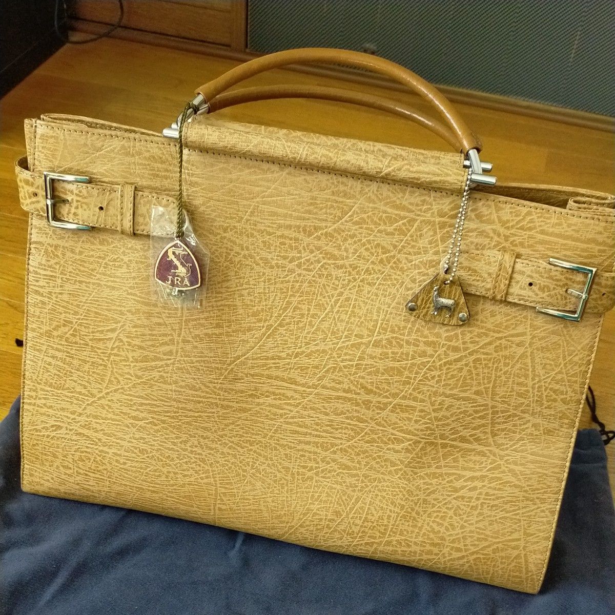 JRA認定 ハンドバッグ EAGLEアルパカ 2way