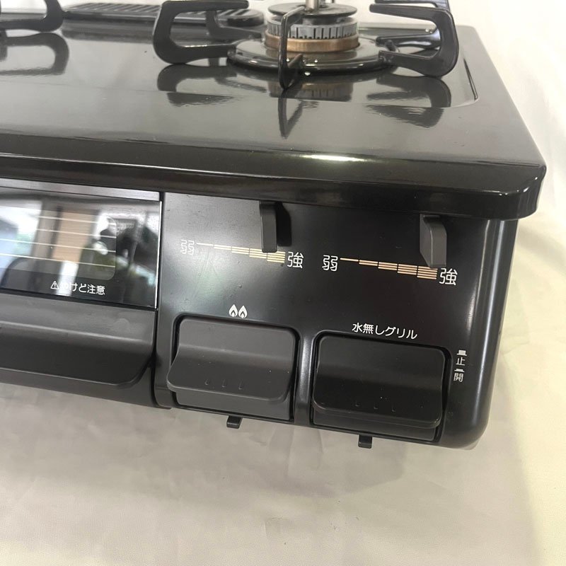中古○パロマ ガステーブル IC-N86KB-L○LPガス用 2016年製 グリル付き