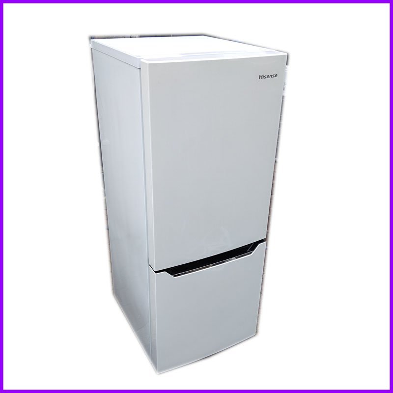 珍しい ホワイト 2018年製 HR-D15C○150L 2ドア冷凍冷蔵庫 ハイセンス