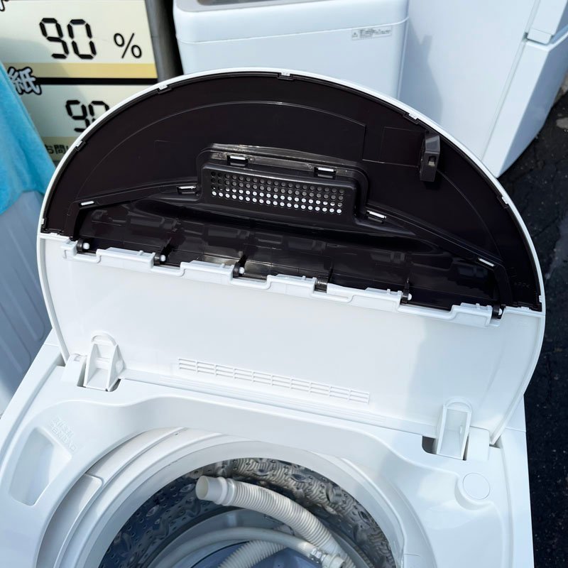 《最終値下》 札幌市内送料無料●SHARP シャープ 全自動電気洗濯機 ES-GE4B-C●4.5kg 2018年製  札幌 628　地下保管