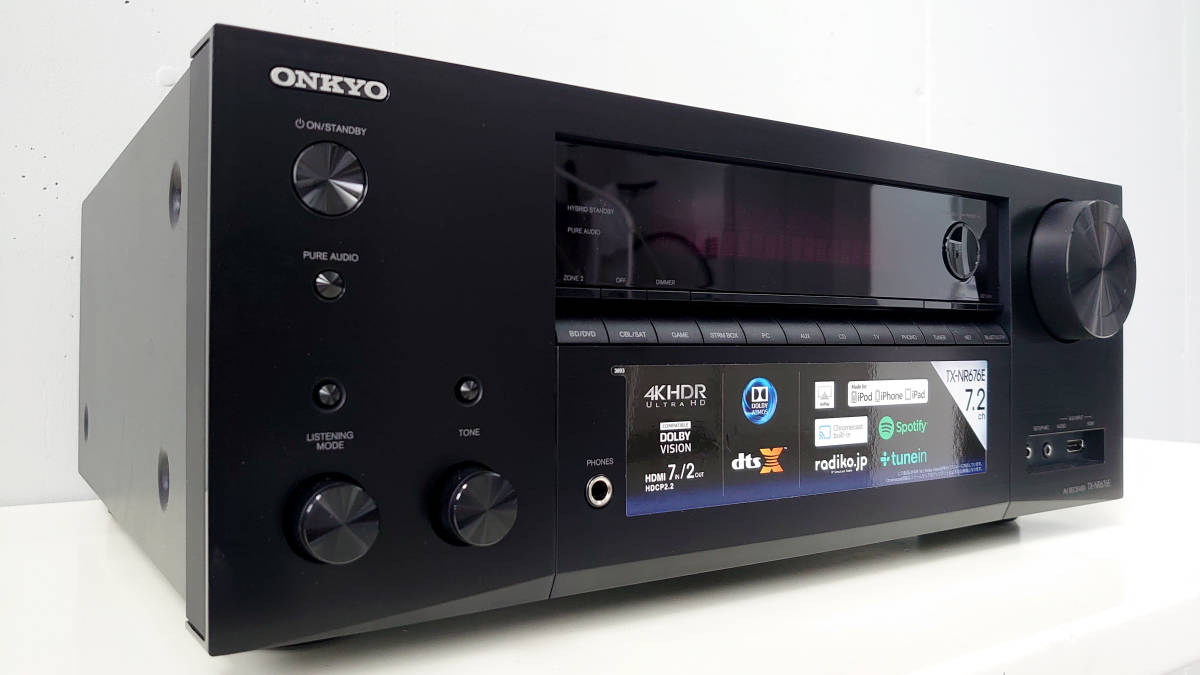 ONKYO オンキヨー TX-NR676E AVアンプ【新品/設置のみ】7.2chネットワークAVレシーバー