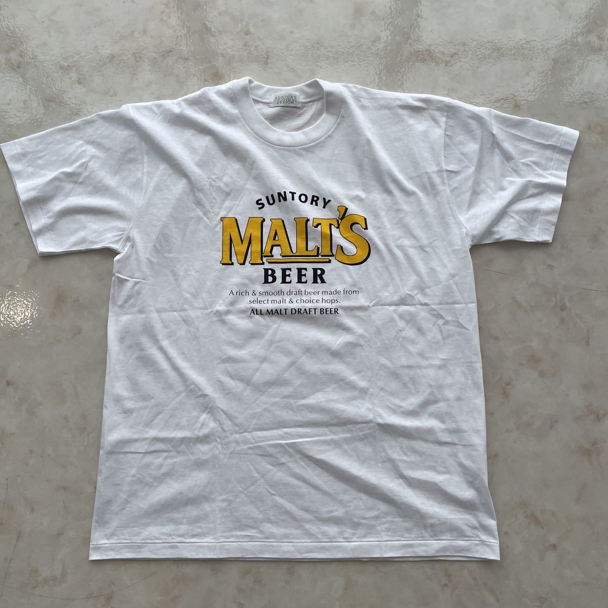 SUNTORY MALT'S ノベルティTシャツ サントリーモルツ Tシャツ モルツビール 半袖Tシャツ 企業Tシャツ Suntory BEER サントリービール T_画像1