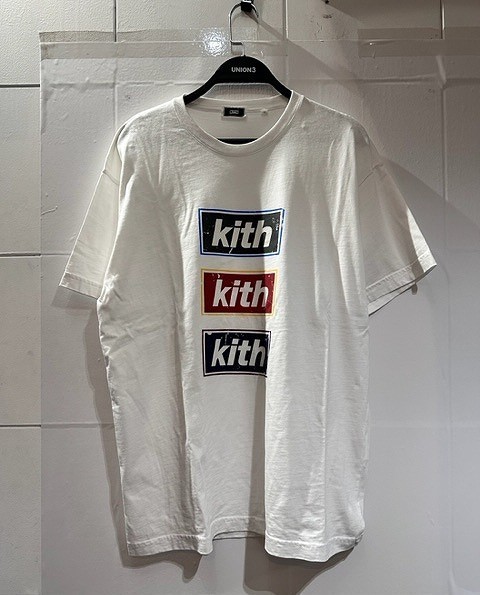 おまけ付】 KITH STACKED ヴィンテージ半袖Tシャツ スタックドロゴ