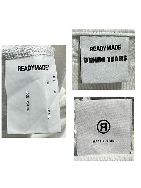 READYMADE 22ss DENIM TEARS WREATH TEE XLサイズ レディメイド デニムティアーズ リーズ半袖Tシャツ_画像3