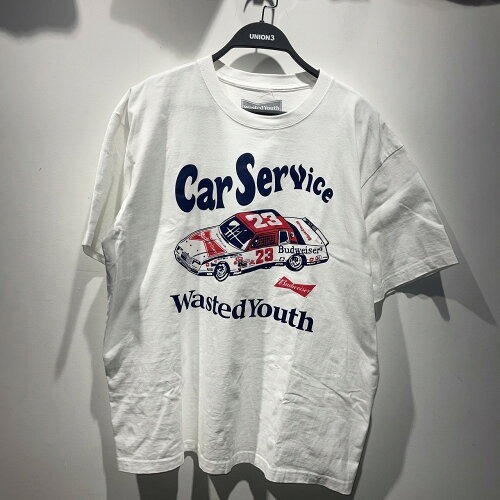 WASTED YOUTH BUDWEIZER CARSERVICE S/S TEE XLサイズ VERDY ウェイステッドユース ヴェルディー バドワイザー 半袖 Tシャツ