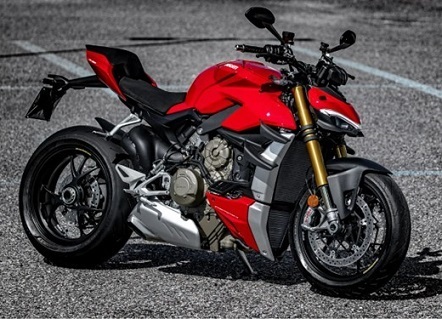1/18 ドゥカティ スーパーネイキッド Maisto Ducati Super Naked V4S red 2020 1:18 梱包サイズ60_画像2