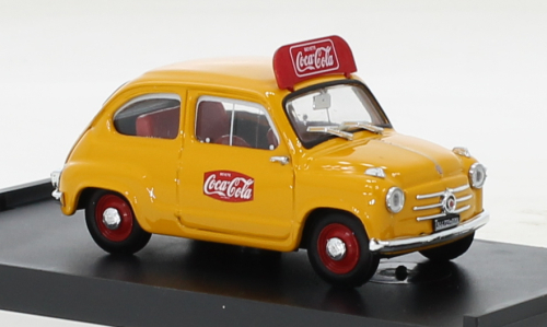 1/43 フィアット コカ・コーラ コカコーラ Brumm Fiat 600 Series 1 Coca Cola 1960 1:43 新品 梱包サイズ60