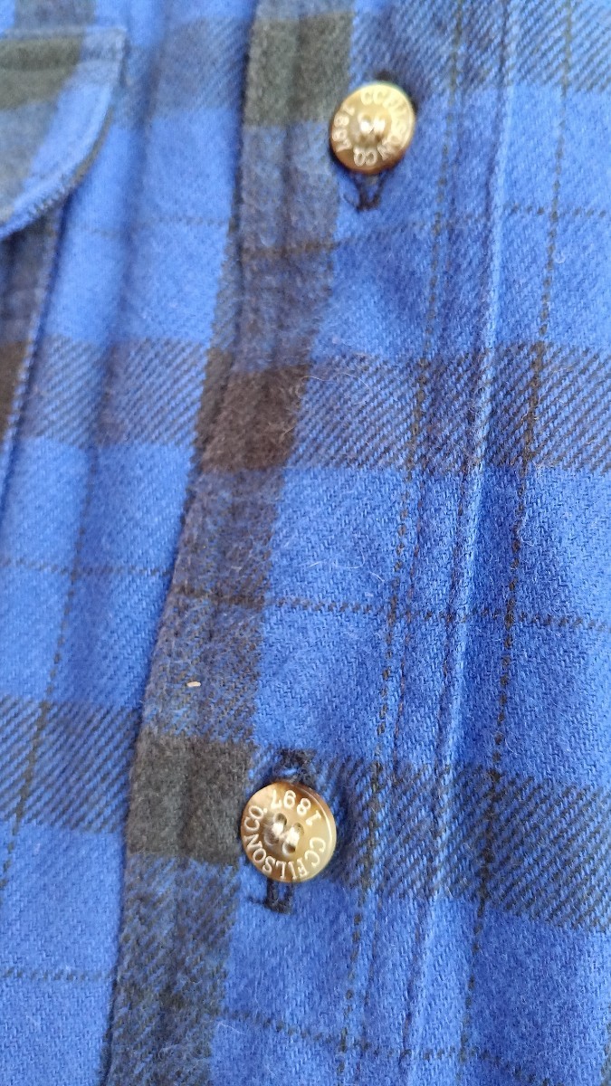 ー品販売 ALASKAN FILSON GUIDE チェック FLANNEL ワークシャツ 長袖