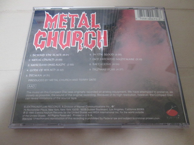 METAL CHURCH　1st　Highway Starカバー収録_画像2